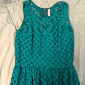 Teal dress